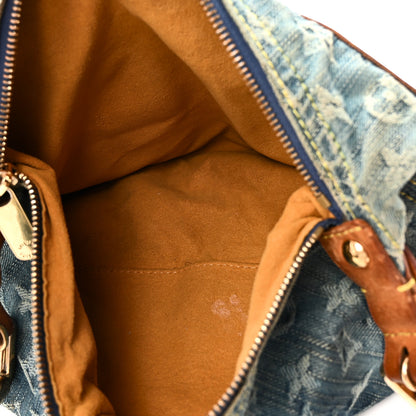 Louis Vuitton Monogram Denim Baggy PM Blue 5 of 10