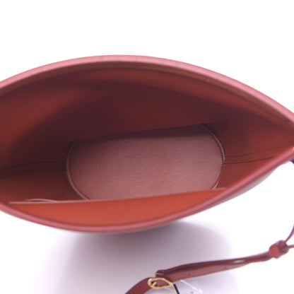 Celine Smooth Calfskin Clasp Bucket Bag Red 5 of 11