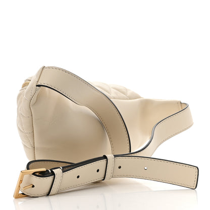 Versace Nappa Quilted Medusa Belt Bag White 3 of 11