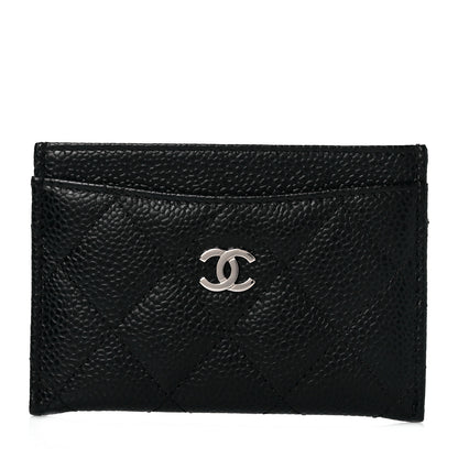 Chanel Caviar Quilted Card Holder Black 1 of 10