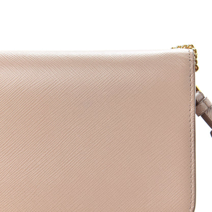 Prada Saffiano Metal Mini Crossbody Bag Cipria 9 of 10