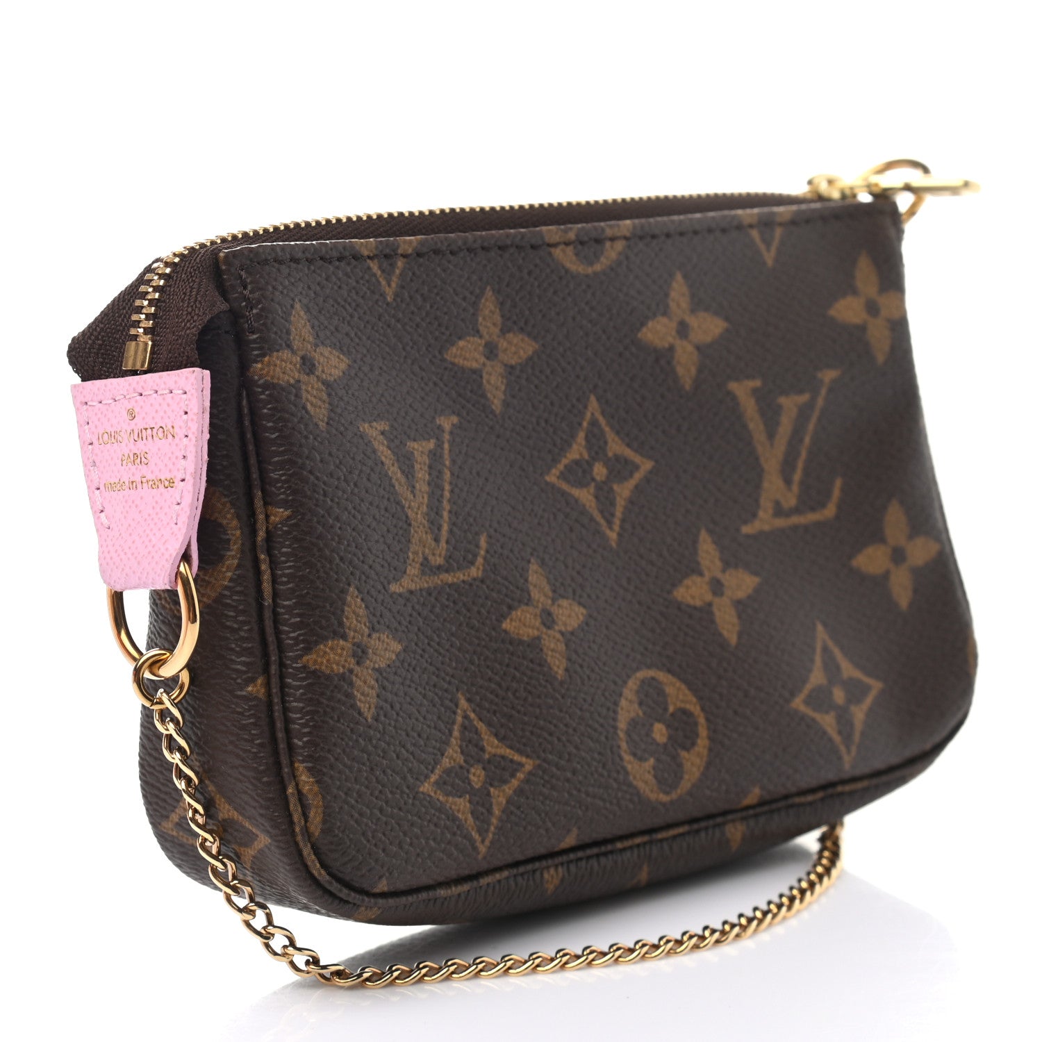 Louis Vuitton Monogram 2016 Christmas Animation Mini Pochette Accessories Rose Ballerine 3 of 7
