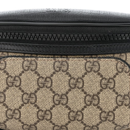 Gucci GG Supreme Monogram Belt Bag Black 9 of 13
