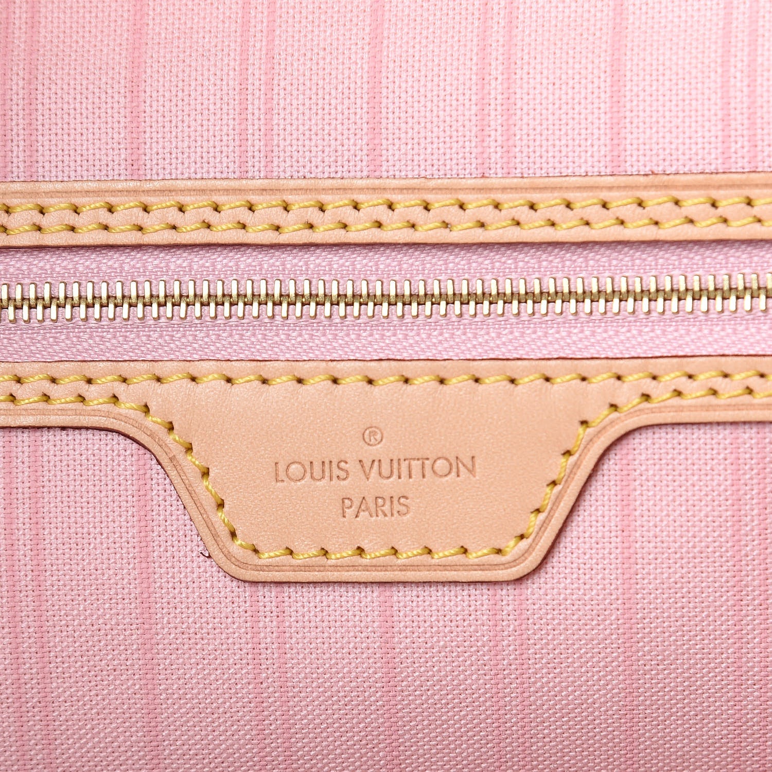 Louis Vuitton Damier Azur Delightful MM Rose Ballerine 7 of 11