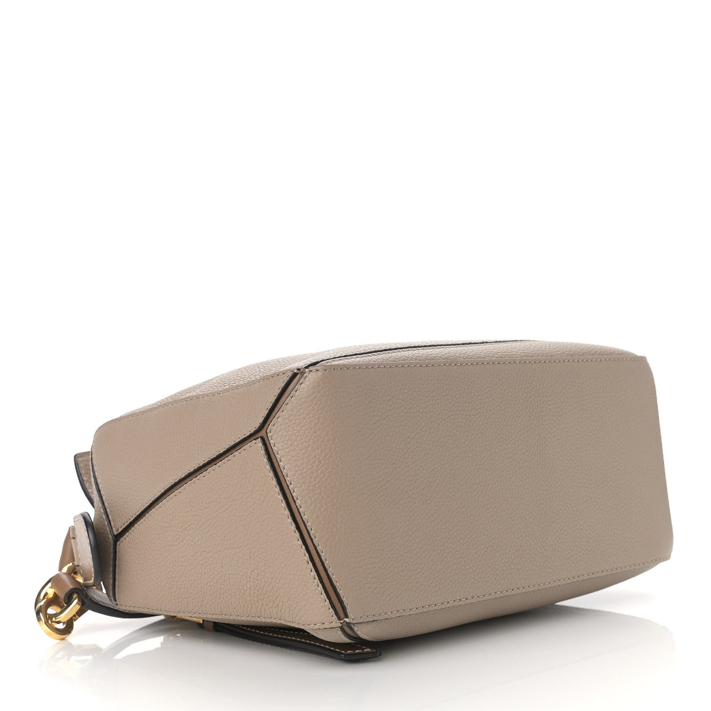Grained Calfskin Small Puzzle Bag Sand Mink