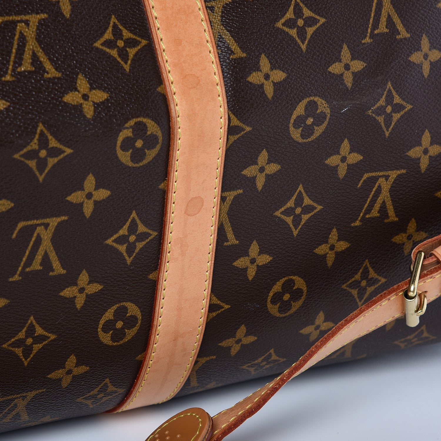 Louis Vuitton Monogram Keepall Bandouliere 55 10 of 14