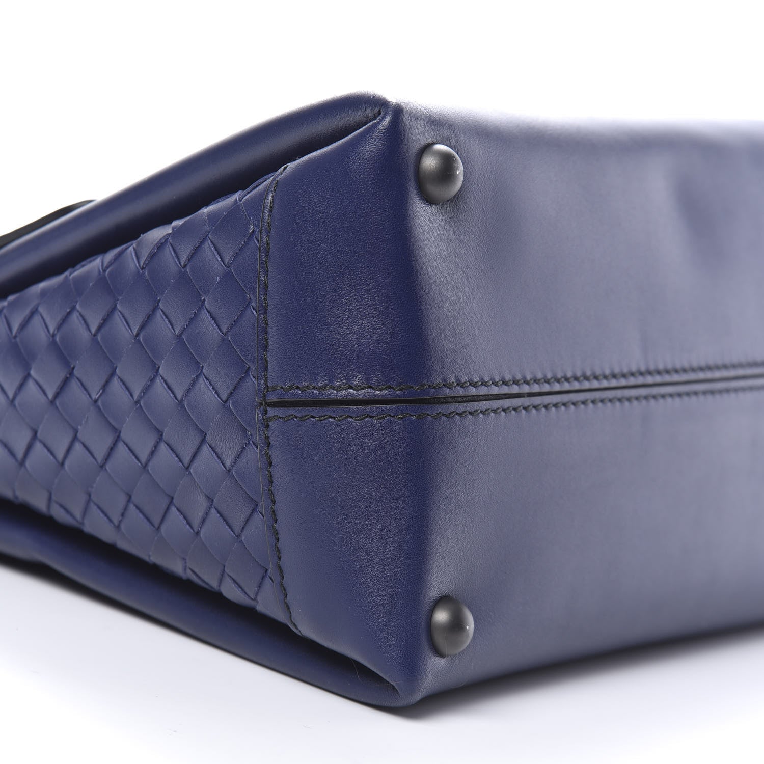 Bottega Veneta French Calfskin Medium Piazza Bag Atlantic 7 of 9