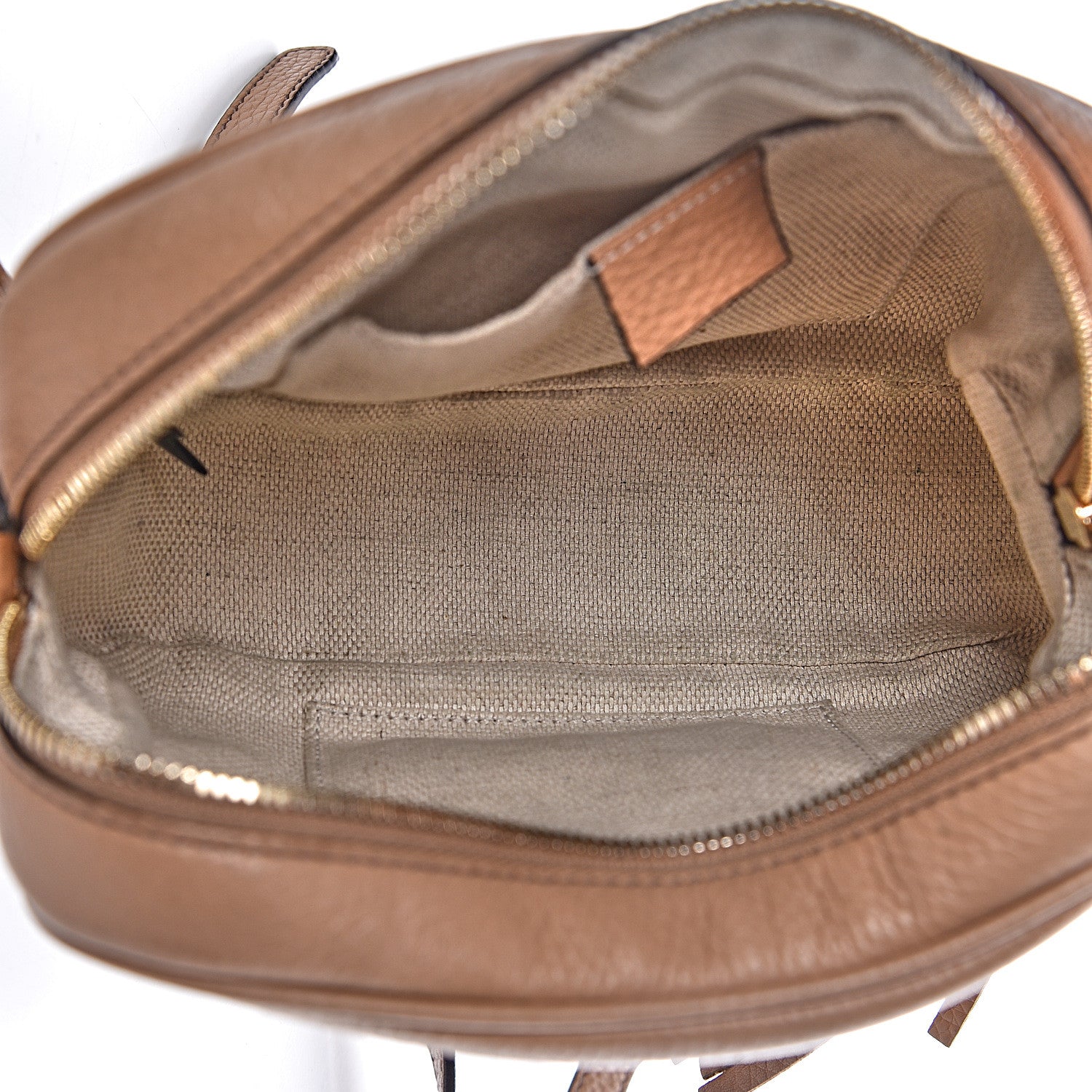 Gucci Pebbled Calfskin Small Soho Disco Bag Camelia 5 of 17