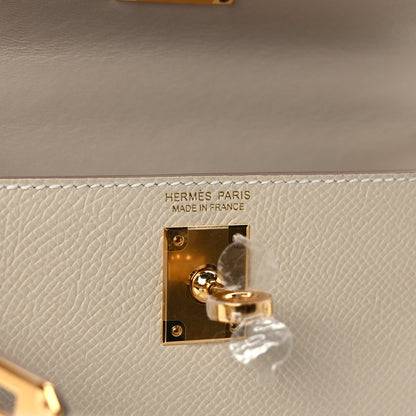 Hermes Epsom Mini Kelly Sellier 20 Craie 6 of 9