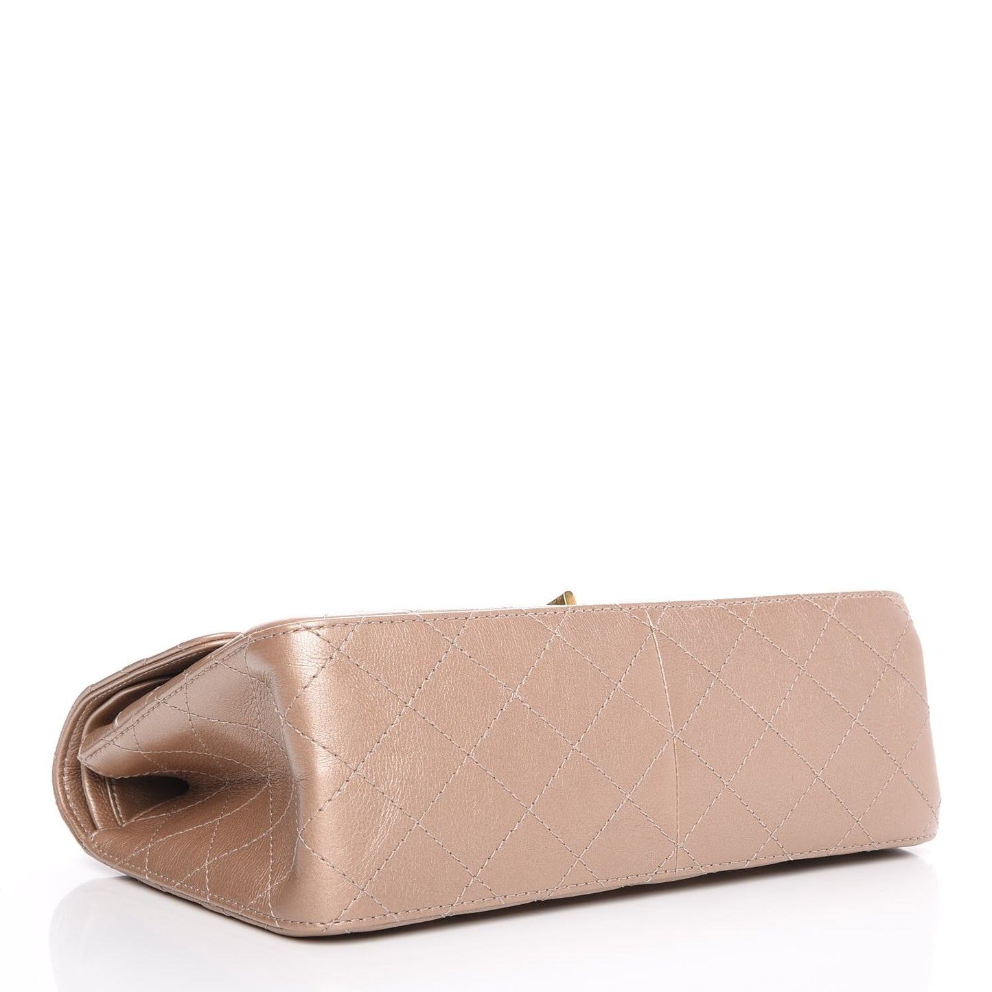 Metallic Calfskin Quilted 2.55 Reissue 226 Flap Gold