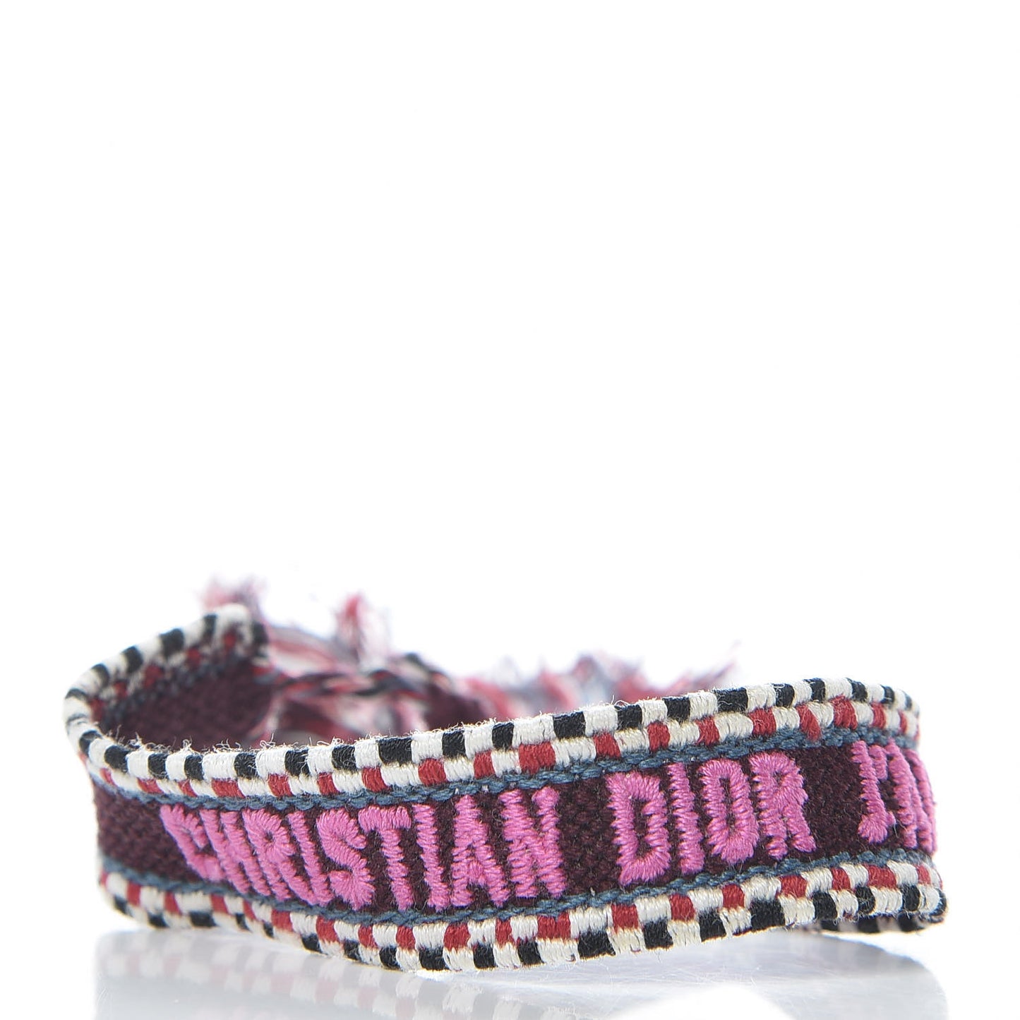 Woven Cotton J'Adior Friendship Bracelet Set Beige Multicolor