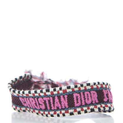 Christian Dior Woven Cotton J'Adior Friendship Bracelet Set Beige Multicolor 4 of 6