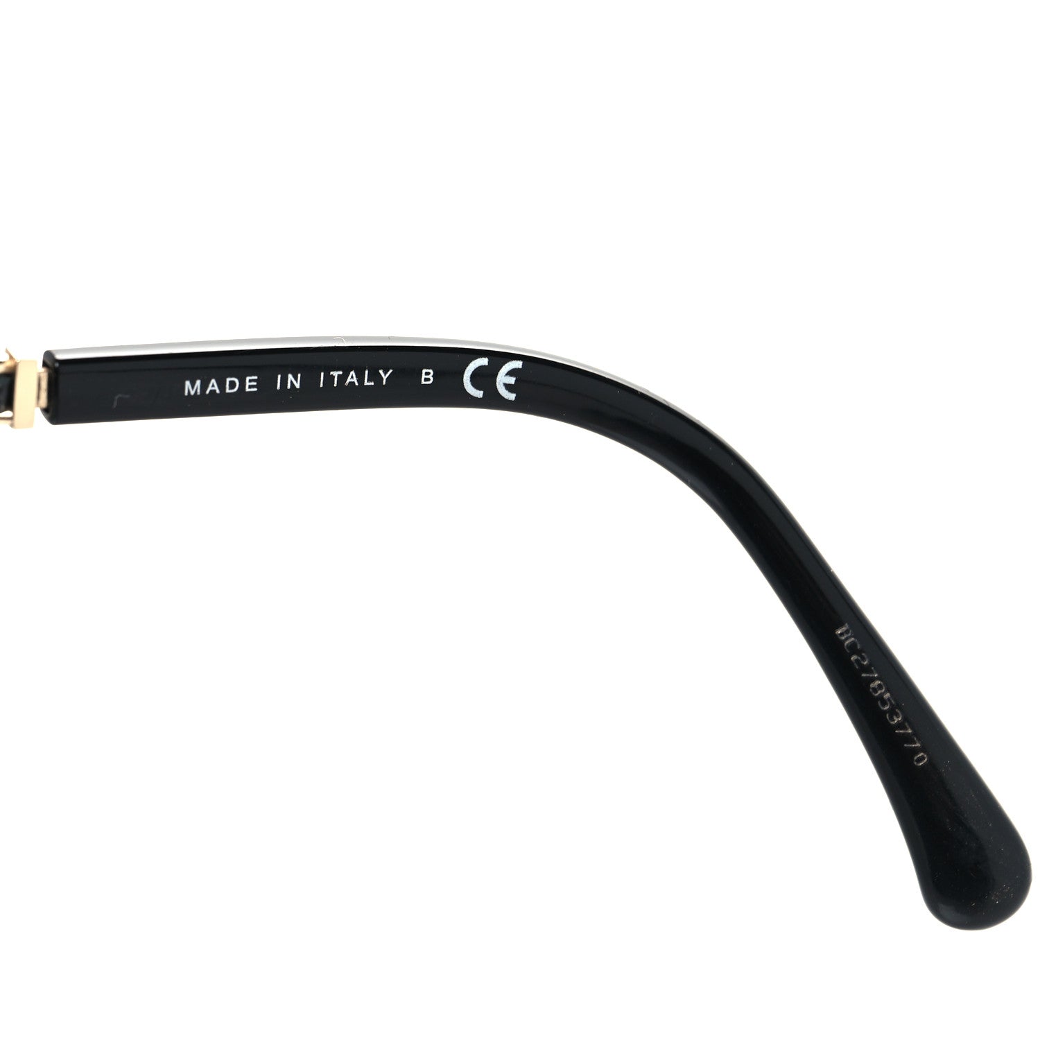 Chanel Acetate Metal Calfskin Square Chain Sunglasses 5210-Q Black Gray 6 of 9