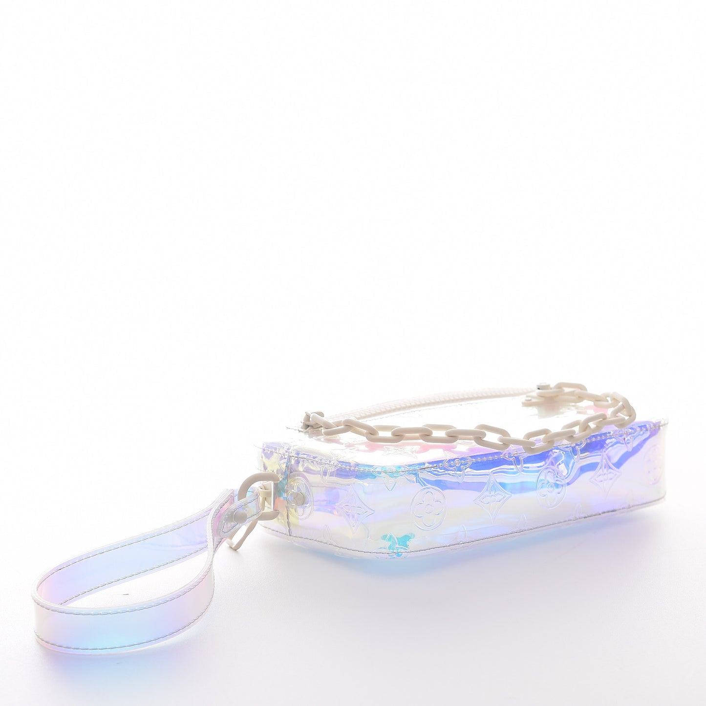 PVC Monogram Pochette Volga Iridescent Prism