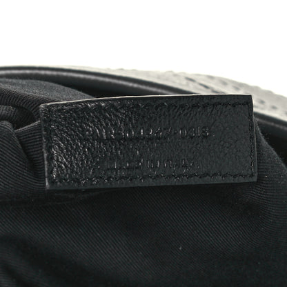 Saint Laurent Crinkled Calfskin Matelasse Monogram Large Niki Shopping Tote Bag Grey 7 of 10