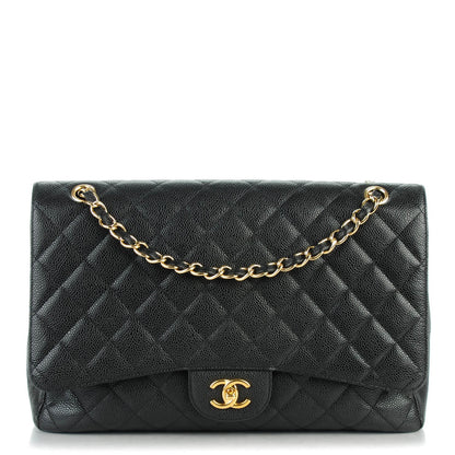 Chanel Caviar Quilted Maxi Single Flap Black 1 of 8