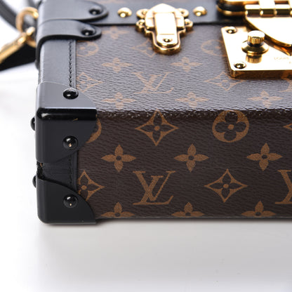 Louis Vuitton Monogram Petite Malle Black 13 of 17