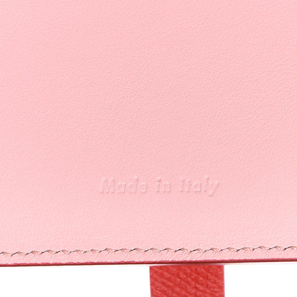 Celine Grained Calfskin Medium Multifunction Strap Wallet Scarlet 6 of 10
