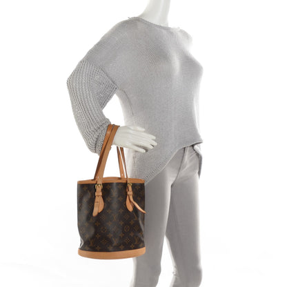 Louis Vuitton Monogram Petit Bucket 23 4 of 11