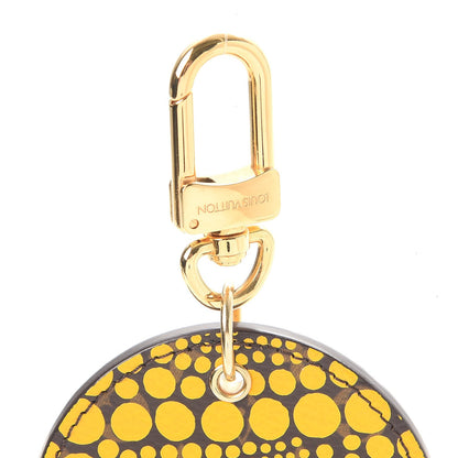 Louis Vuitton Monogram Kusama Town Key Ring Yellow 4 of 7