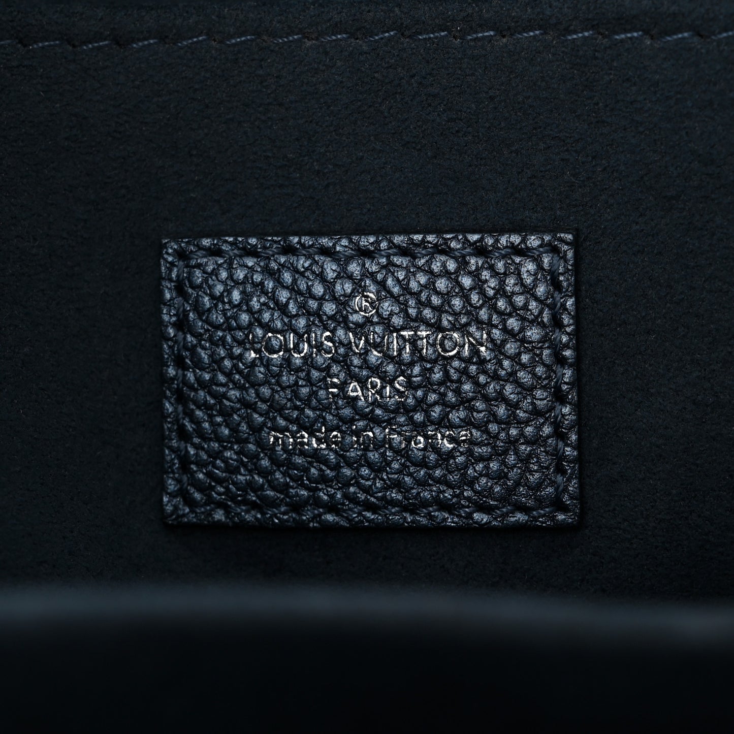 Metallic Empreinte Monogram Giant Pochette Metis Navy Nacre