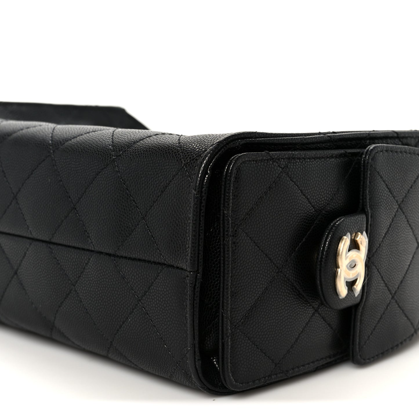 Caviar Quilted Mini Chanel 25 Handbag Black
