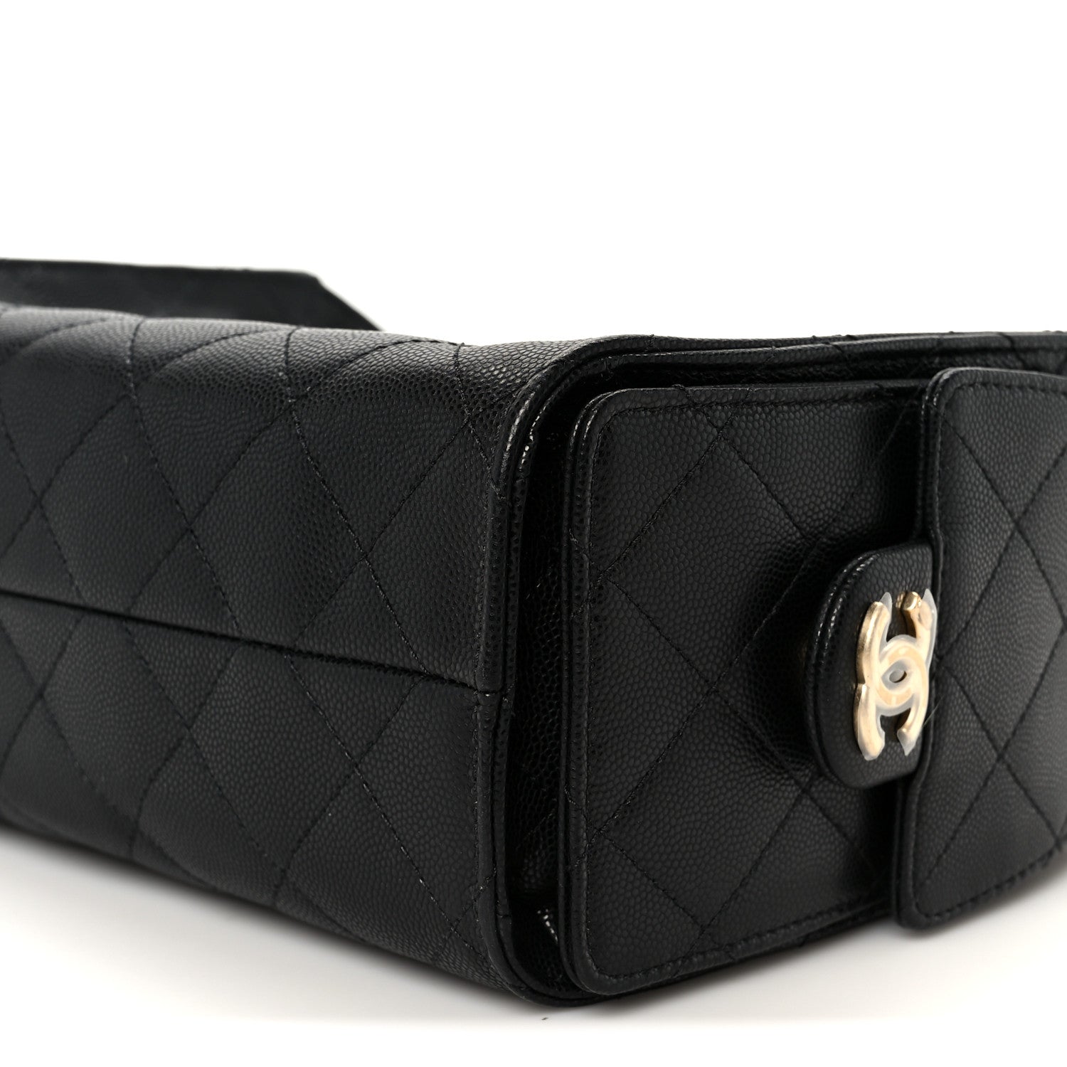 Chanel Caviar Quilted Mini Chanel 25 Handbag Black 10 of 11