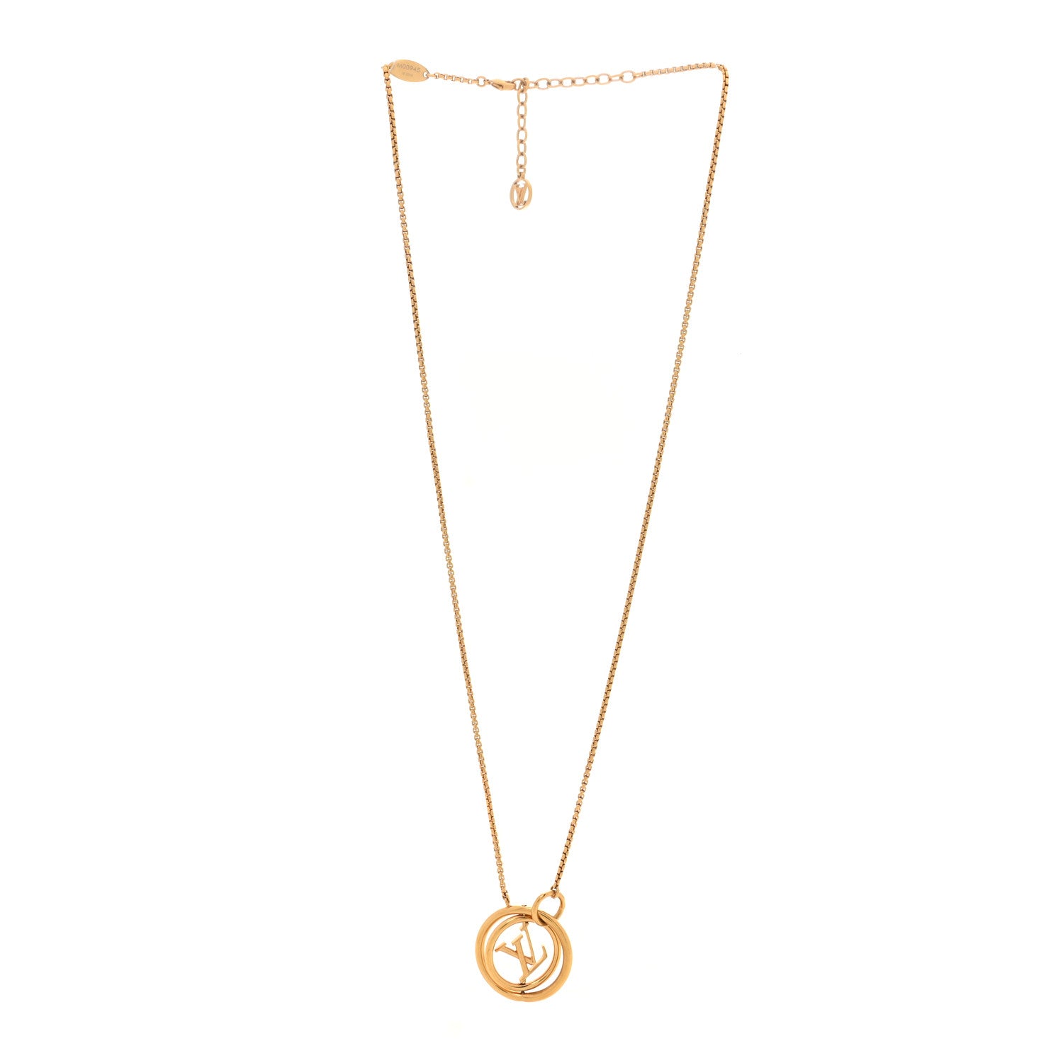 Louis Vuitton Metal Collier LV Stellar Necklace Gold 3 of 7
