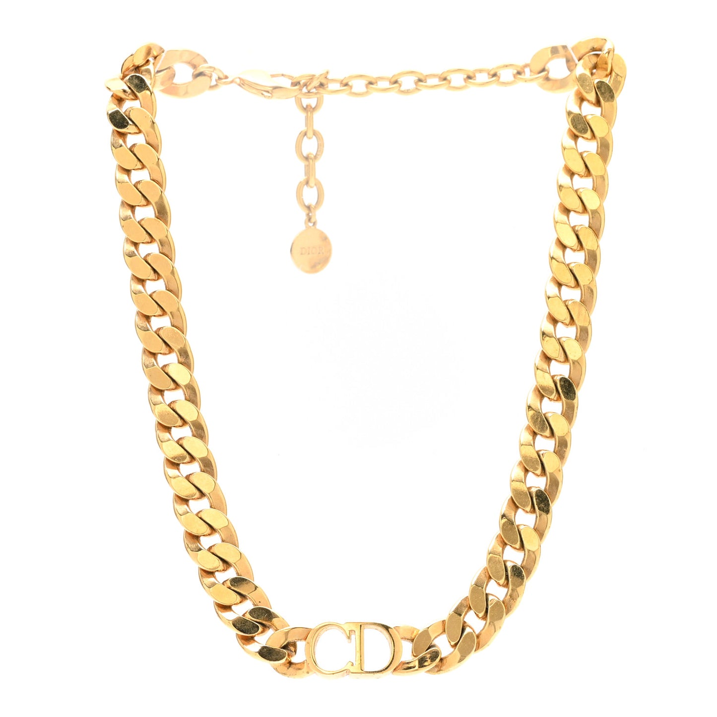 Metal Danseuse Etoile Chain Choker Necklace Gold