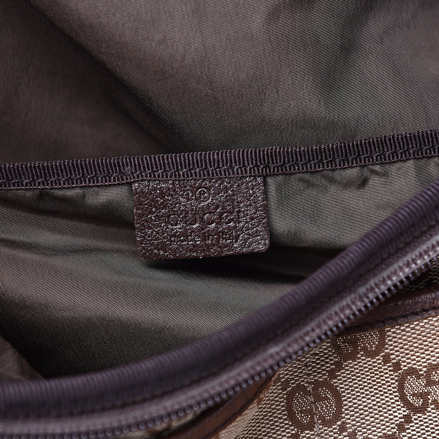 Monogram Natural Pigskin Large Diaper Bag Beige Ebony Cocoa Dark Chocolate
