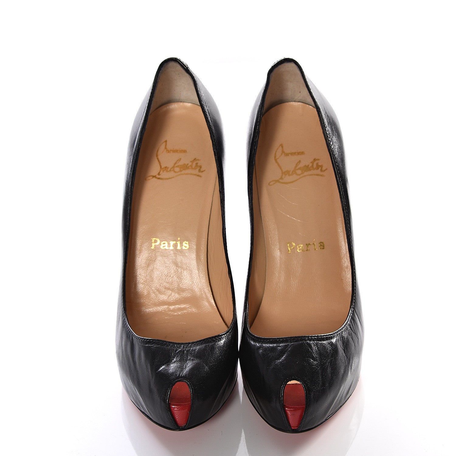 Christian Louboutin Kid Very Prive 120 Pumps 35 Black 5 of 12