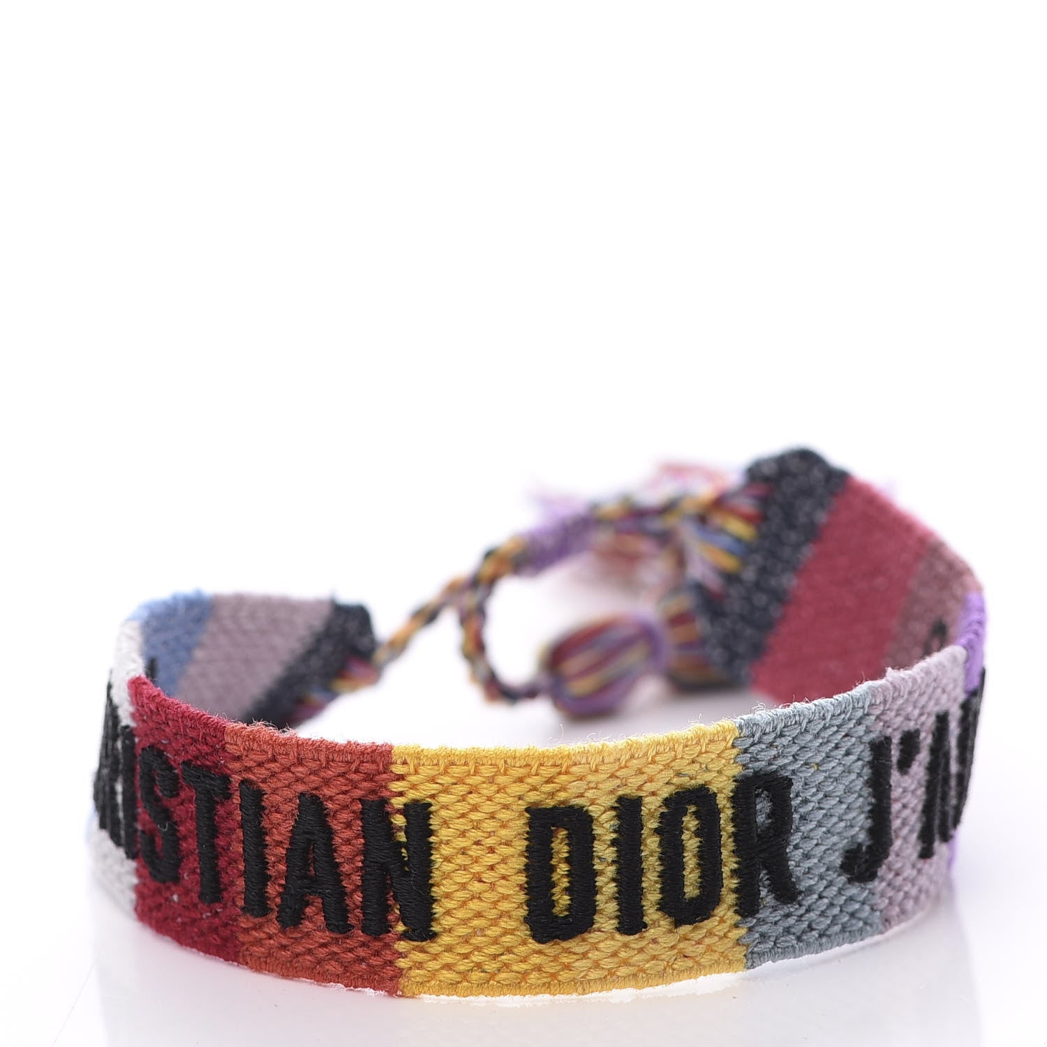 Christian Dior Woven Cotton J'Adior Friendship Bracelet Set Multicolor 5 of 8