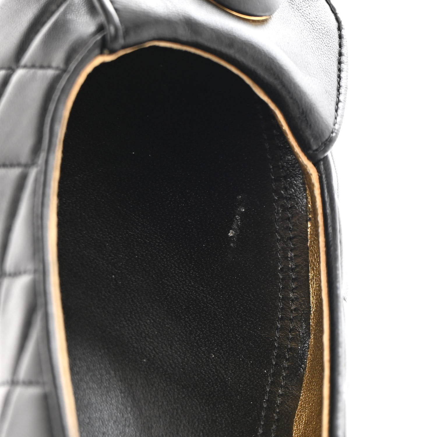 Chanel Lambskin Quilted CC Ballerina Flats 38 Black 11 of 12