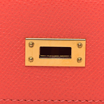 Hermes Epsom Kelly Sellier 25 Rose Jaipur 19 of 35