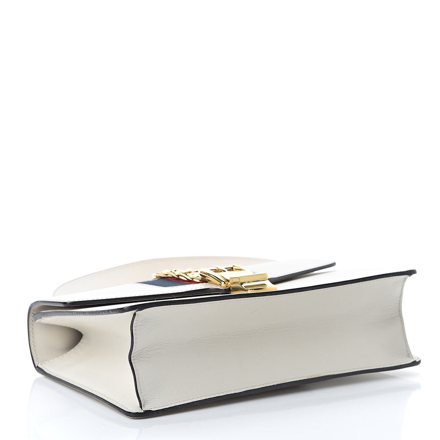 Calfskin Small Sylvie Shoulder Bag White