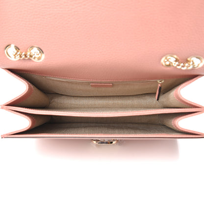 Gucci Dollar Calfskin Interlocking G Shoulder Bag Soft Pink 4 of 10