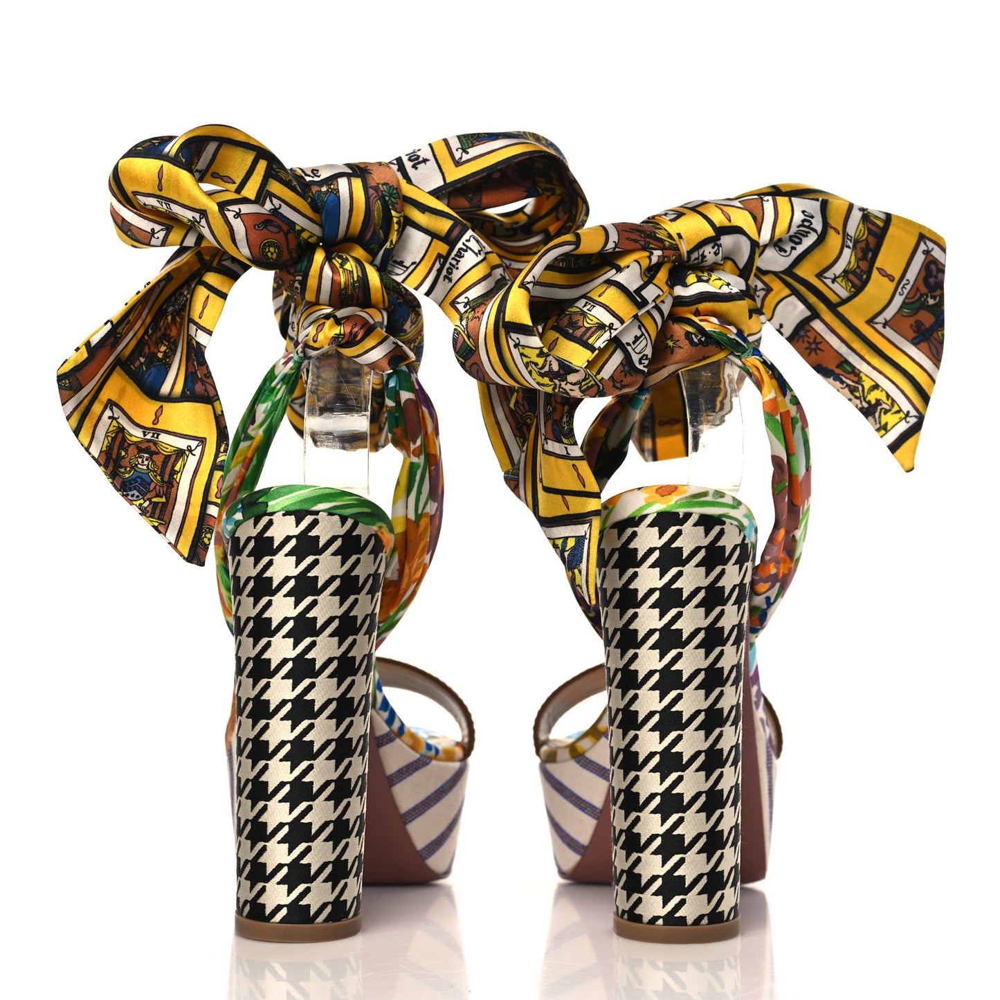 Crepe Satin Du Desert 130 Platform Sandal 37 Version Multicolor