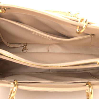 Chanel Caviar Quilted Grand Shopping Tote GST Beige 4 of 11