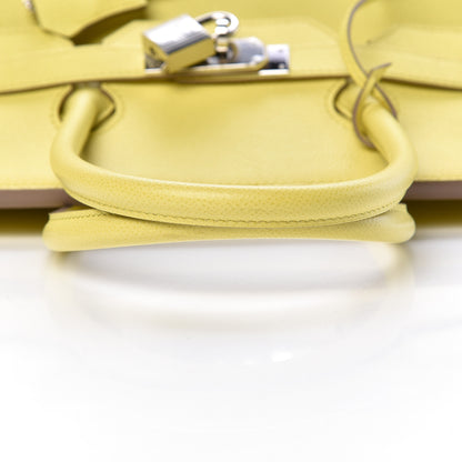 Hermes Epsom Birkin 35 Lime 37 of 38