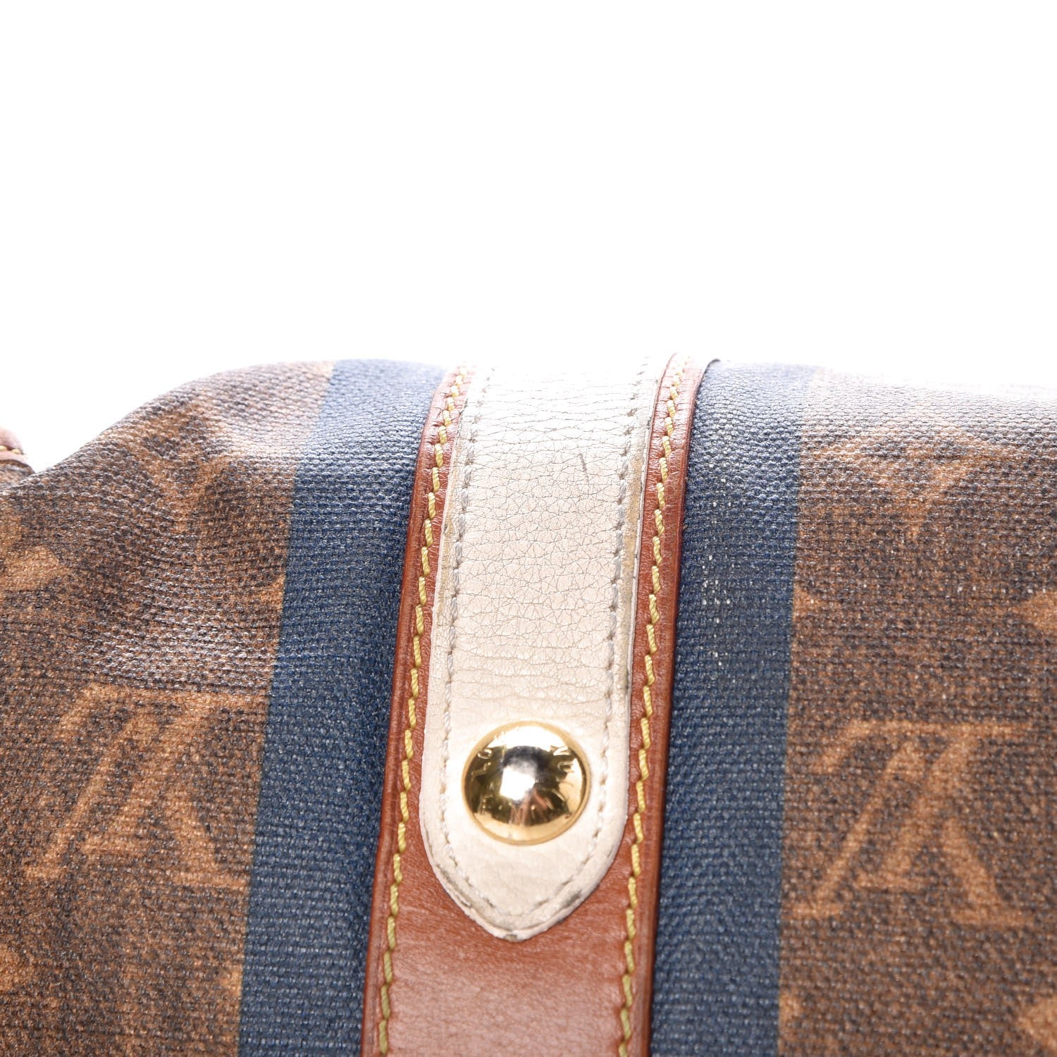 Louis Vuitton Monogram Rayures Tisse Sac GM Blue 18 of 22