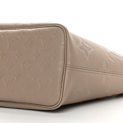 Louis Vuitton Empreinte Monogram Giant Neverfull MM Tourterelle 10 of 10