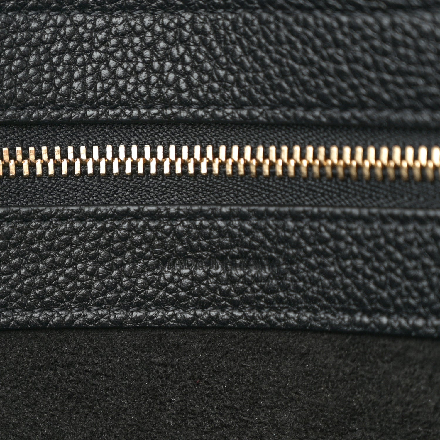 Celine Soft Grained Calfskin Small Belt Cabas Phantom Black 7 of 10