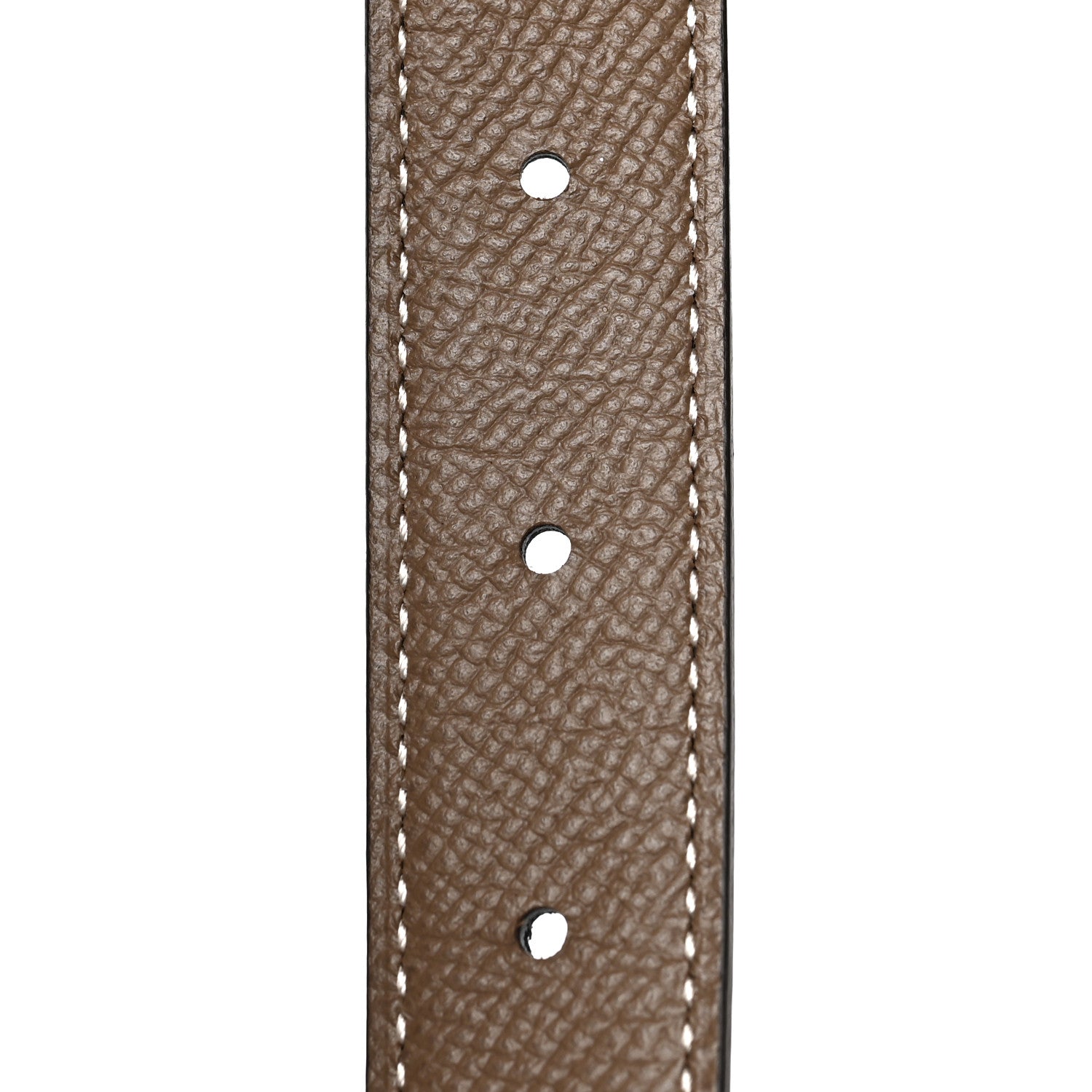 Hermes Swift Epsom 24mm Lagune Belt 75 Black Etoupe 3 of 6