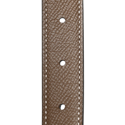 Hermes Swift Epsom 24mm Lagune Belt 75 Black Etoupe 3 of 6