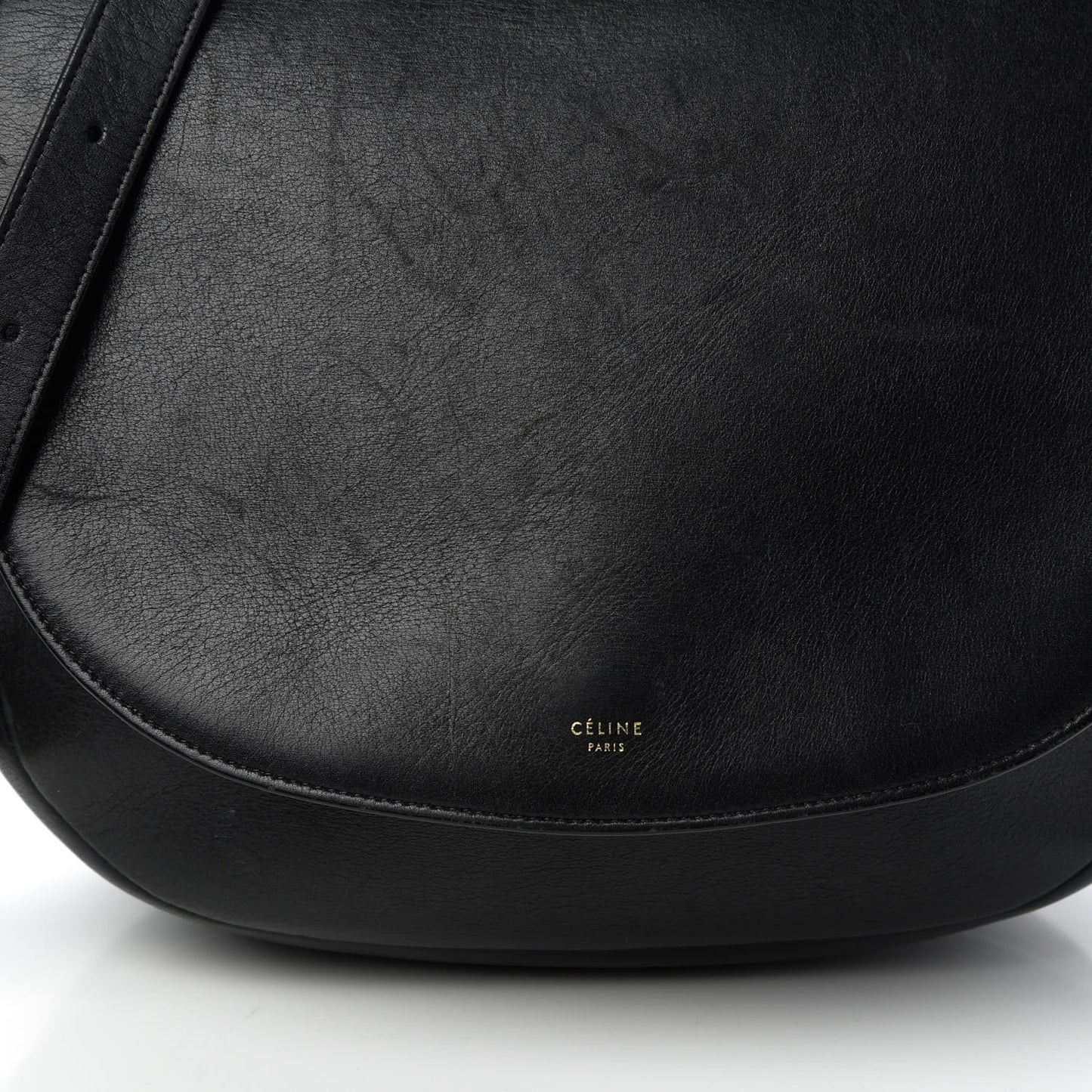 Natural Calfskin Trotteur Messenger Black