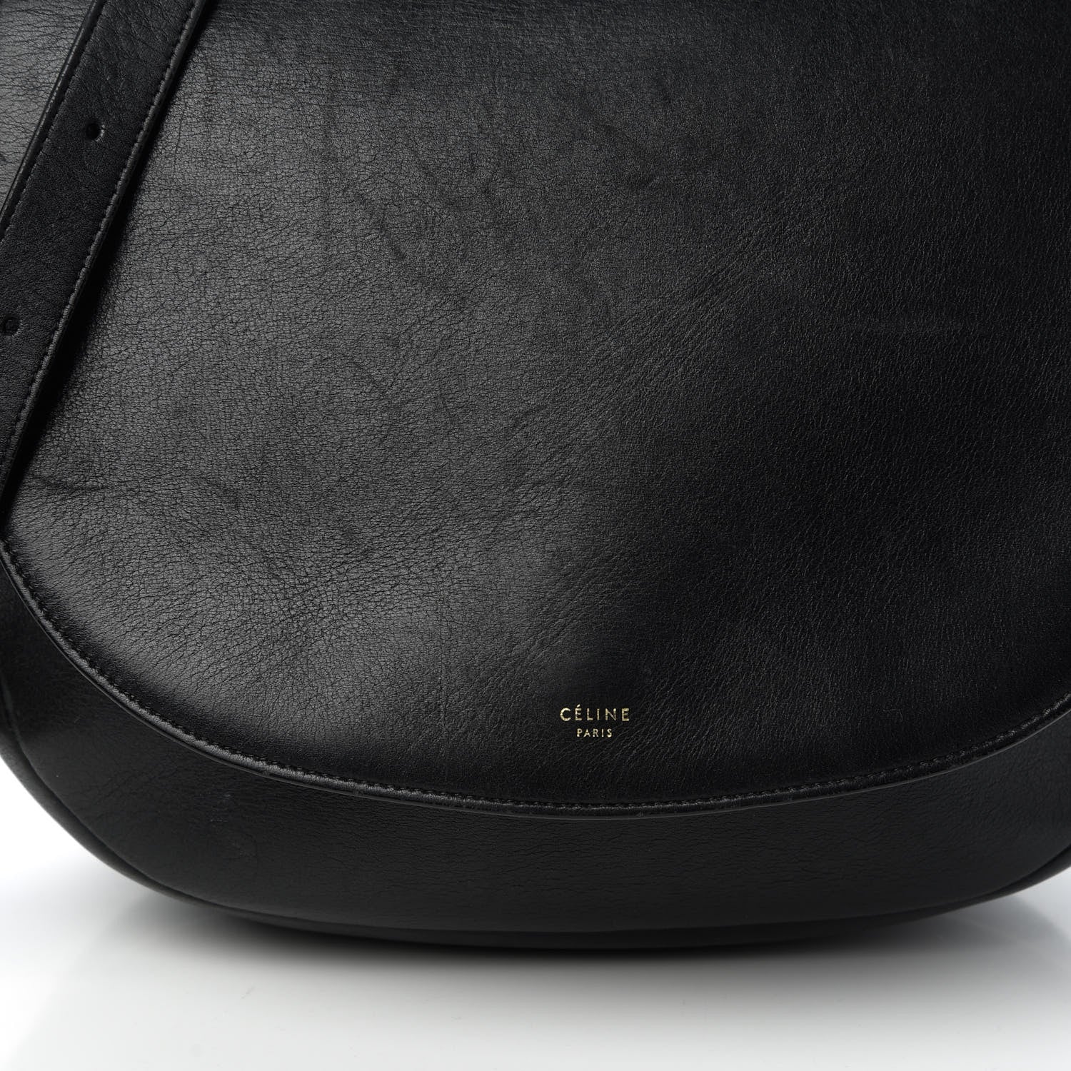 Celine Natural Calfskin Trotteur Messenger Black 9 of 9