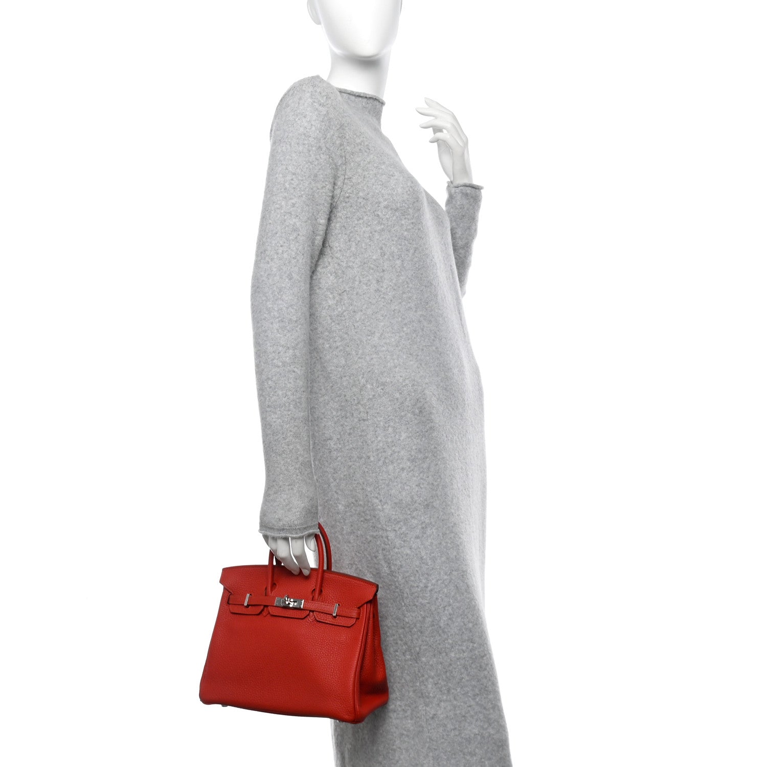 Hermes Togo Birkin 25 Rouge Garance 2 of 10