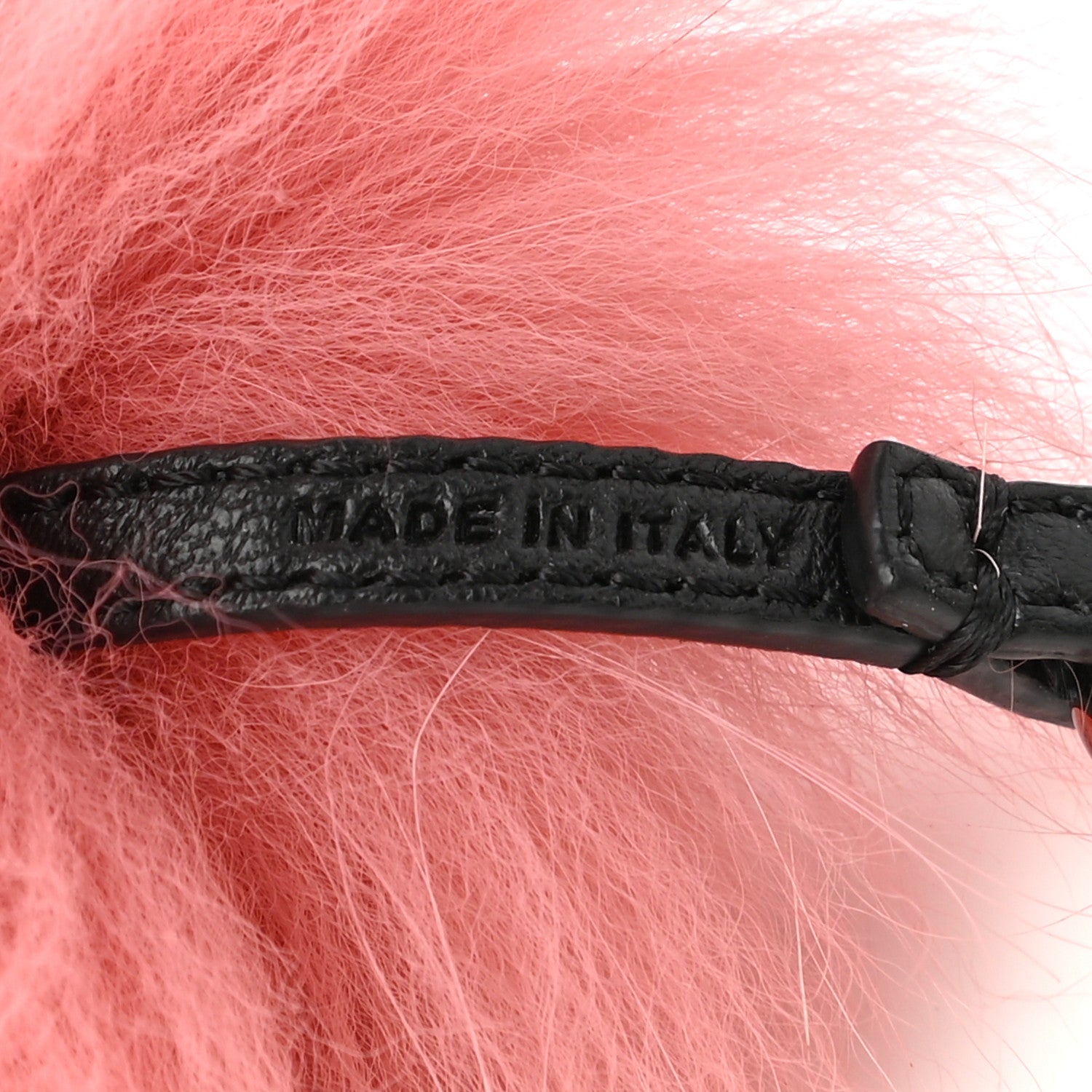 Fendi Zucca Fox Fur F is Fendi Space Monkey Bag Charm 4 of 4
