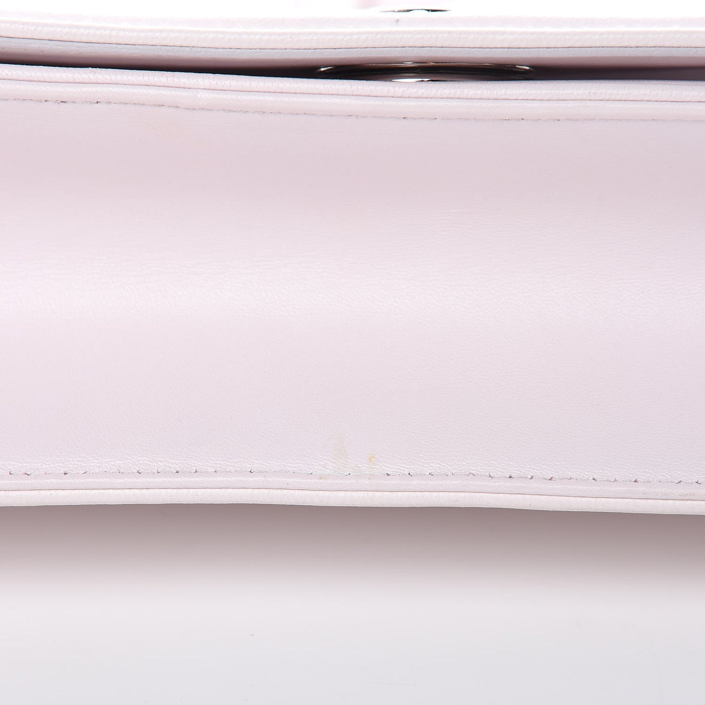 Calfskin Medium Diorama Flap Bag Off White