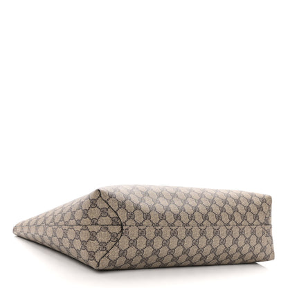 Gucci Calfskin GG Supreme Monogram Medium Reversible Tote Black 6 of 16